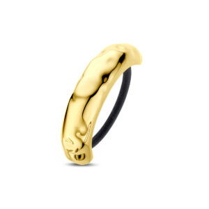 hair cuff gehamerd ion plating 19 x 77 mm edelstaal