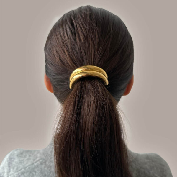 hair cuff ion plating 17 x 53 mm edelstaal - Afbeelding 2