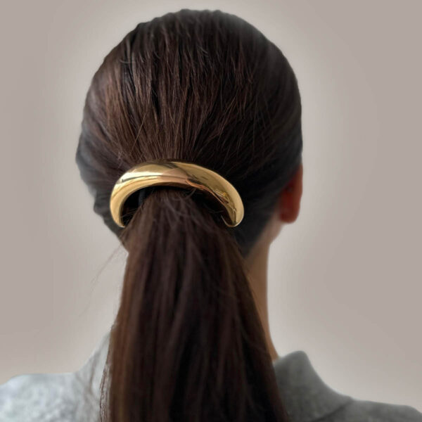 hair cuff ion plating 19 x 76 mm edelstaal - Afbeelding 2