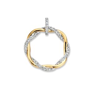 Hanger bicolor briljant 0,31 crt.