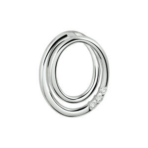 hanger diamant 0.04ct h si 14K witgoud