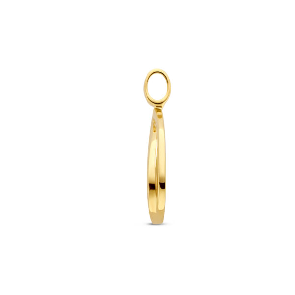 hanger diamant 0.06ct h si 14K geelgoud - Afbeelding 3