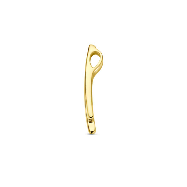 hanger diamant 0.10ct h si 14K geelgoud - Afbeelding 3