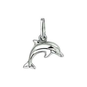 hanger dolfijn zilver gerhodineerd
