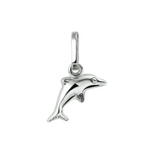 hanger dolfijn zilver gerhodineerd