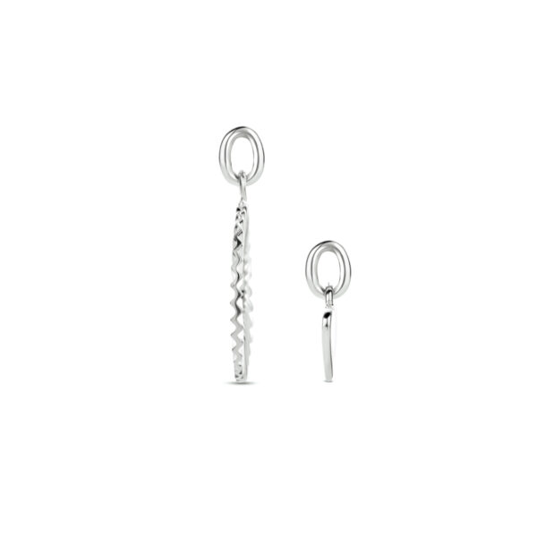 hanger hart zilver gerhodineerd - Afbeelding 3