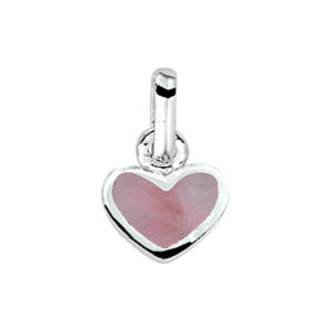 hanger hart zilver wit
