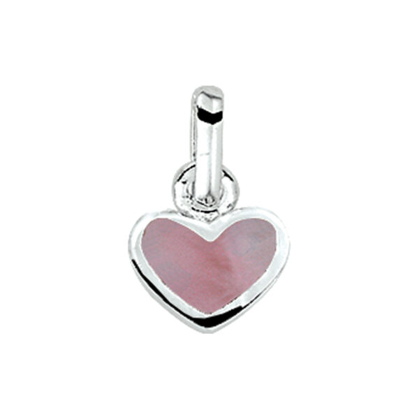 hanger hart zilver wit