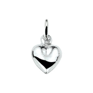 hanger hart zilver wit