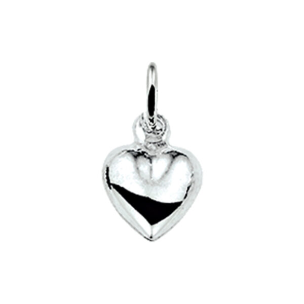 hanger hart zilver wit