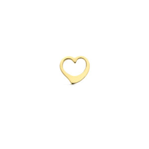 hanger hartje 7 mm 14K geelgoud