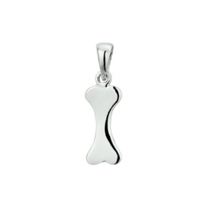 hanger hondenbot zilver gerhodineerd