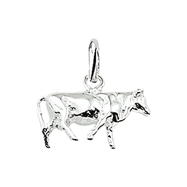 hanger koe zilver wit