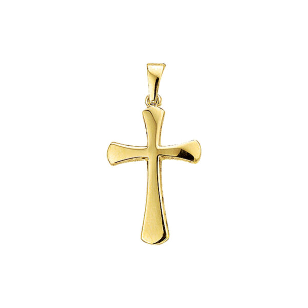 hanger kruis 14K geelgoud