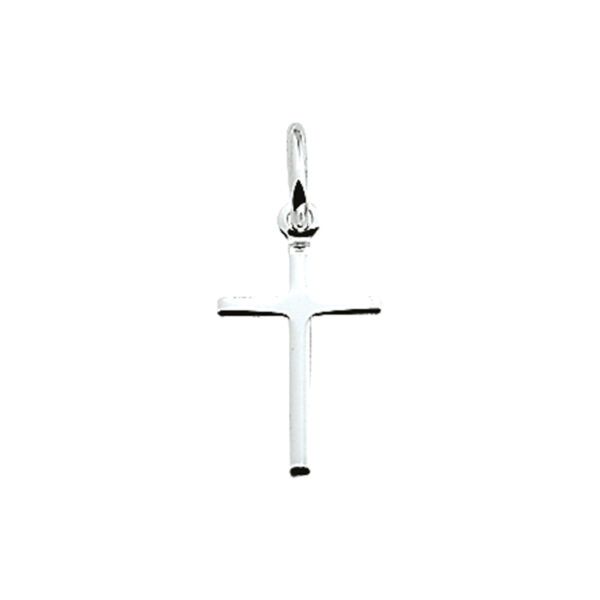 hanger kruis zilver wit