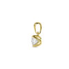 hanger lab grown diamant 0.50ct h si 10 mm 14K geelgoud - Afbeelding 3