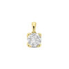 hanger lab grown diamant 1.00ct h si 11 mm 14K geelgoud