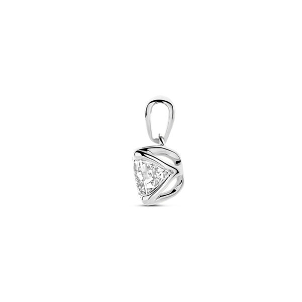 hanger lab grown diamant 1.00ct h si 11 mm 14K witgoud - Afbeelding 3
