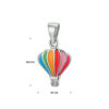 hanger luchtballon zilver gerhodineerd - Afbeelding 2
