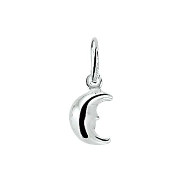 hanger maan zilver wit