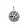 hanger oxi ster zilver geoxideerd - Afbeelding 2