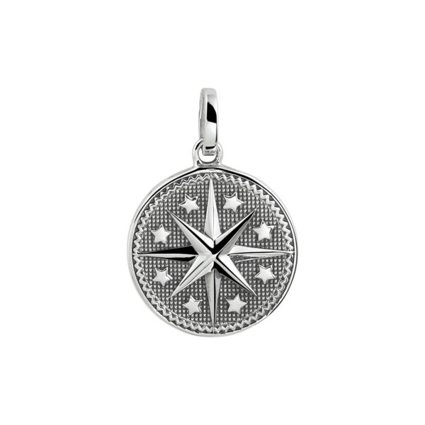 hanger oxi ster zilver geoxideerd