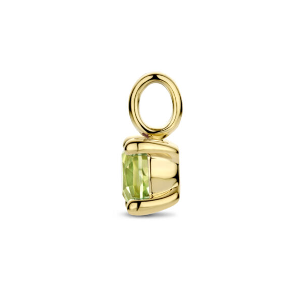 hanger peridot 14K geelgoud - Afbeelding 3