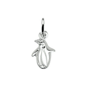 hanger pinguin zilver wit