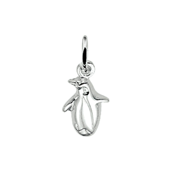 hanger pinguin zilver wit