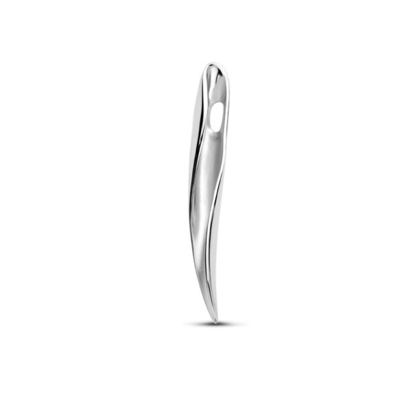 hanger poli/mat 48,5 mm zilver gerhodineerd - Afbeelding 3