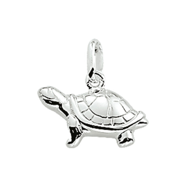 hanger schildpad zilver wit