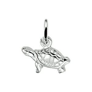 hanger schildpad zilver wit
