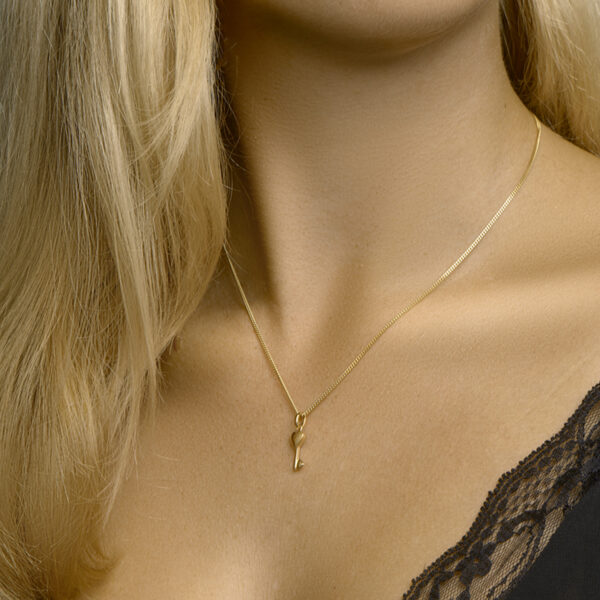 hanger sleutel 14K geelgoud - Afbeelding 2