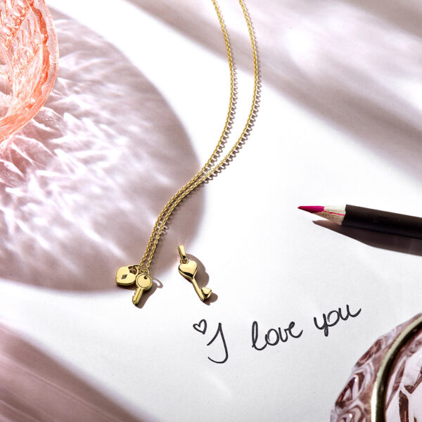 hanger sleutel 14K geelgoud - Afbeelding 4