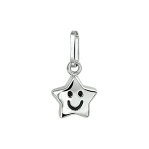 hanger ster zilver gerhodineerd