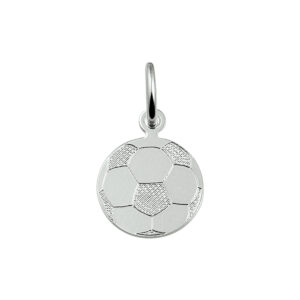 hanger voetbal zilver wit