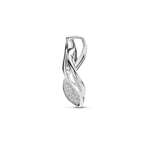 hanger zirkonia 17,5 mm zilver gerhodineerd - Afbeelding 3