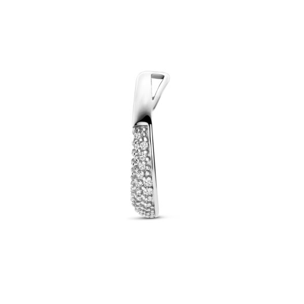 hanger zirkonia 18,5 mm zilver gerhodineerd - Afbeelding 3