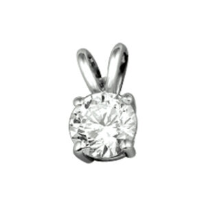 hanger zirkonia 5,0 mm 14K witgoud