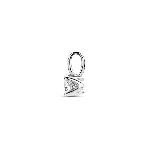 hanger zirkonia 8,5 mm zilver gerhodineerd - Afbeelding 3
