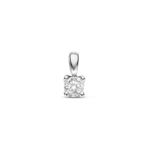 hanger zirkonia 8,5 mm zilver gerhodineerd