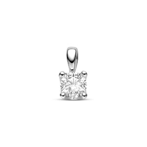 hanger zirkonia 9,5 mm zilver gerhodineerd