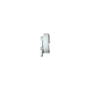 hanger zirkonia poli/mat zilver gerhodineerd