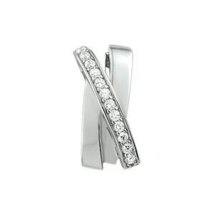 hanger zirkonia zilver gerhodineerd