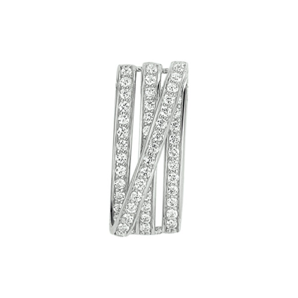 hanger zirkonia zilver gerhodineerd