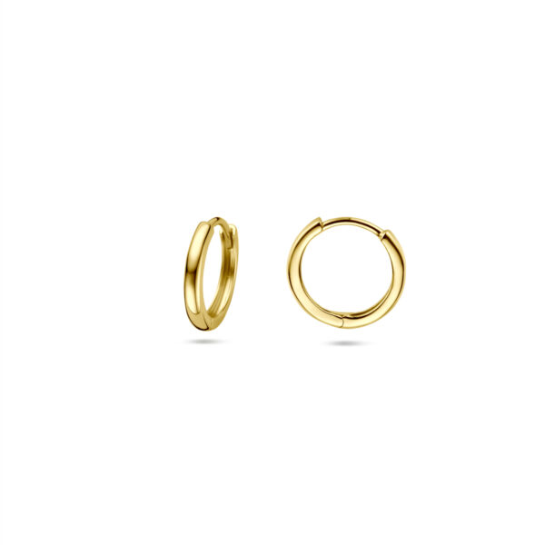 klapoorringen 10,5 mm 14K geelgoud - Afbeelding 3