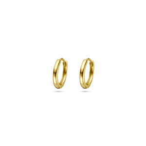 klapoorringen 10,5 mm 14K geelgoud