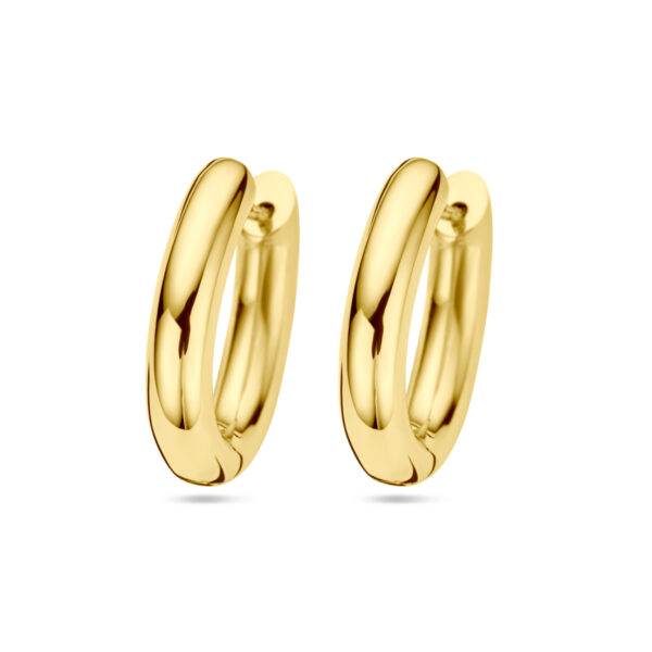klapoorringen 14K geelgoud