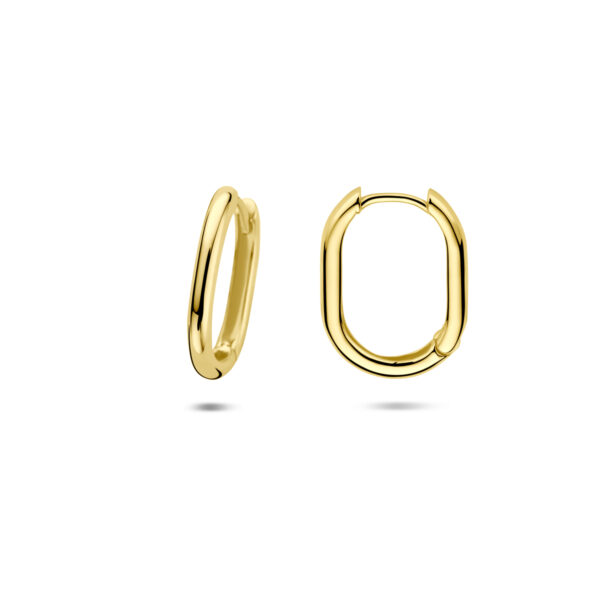 klapoorringen 15 mm 14K geelgoud - Afbeelding 3