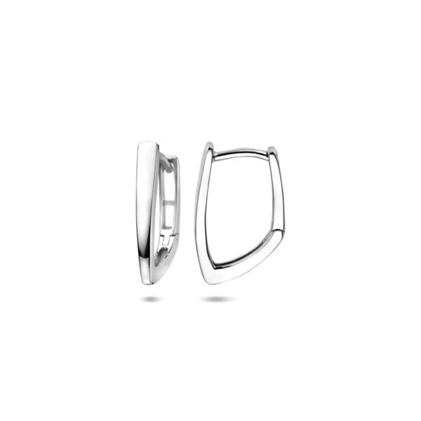 klapoorringen 16,5 mm zilver gerhodineerd - Afbeelding 3